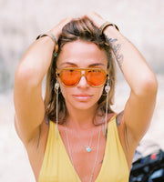 ÉÌƷͼƬ 19 | B0CDGNN3ZN | FEISEDY Vintage 70s Aviator Sunglasses Men Women Classic Retro Trendy Large Frame UV400 Sun Glasses B0030