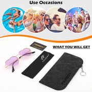 ÉÌƷͼƬ 26 | B0BP6HX1R6 | FEISEDY Polarized Heart Sunglasses Women Men Metal Frame Cute Lovely Glasses UV400 Protection B2375