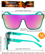 ÉÌƷͼƬ 75 | B0B2836HD6 | FEISEDY Sunglasses for Women Men, Fashion Mirrored Single Lens Shades