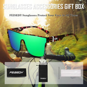 ÉÌƷͼƬ 142 | B0B2836HD6 | FEISEDY Sunglasses for Women Men, Fashion Mirrored Single Lens Shades