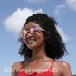 商品图片 26 | B0BJ71VZCB | FEISEDY Women's Fashion Sunglasses, Oversized Square Frame with Pearl Sparkling, Polarized UV Protection B2821