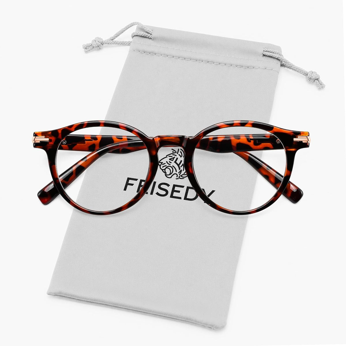 ÉÌƷͼƬ 29 | B0HC6D93TL | FEISEDY Stylish Round Blue Light Blocking Glasses for Women Men B0469