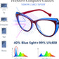 商品图片 5 | B0CGNLZQFZ | FEISEDY Women Cateye Blue Light Blocking Glasses Fake Nerd Clear Computer Eyewear TR Fashion Frame B0040