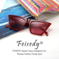 商品图片 87 | B0C5378735 | FEISEDY Vintage Square Cat Eye Sunglasses Women Trendy Cateye Sunglasses B2473