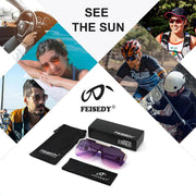 ÉÌƷͼƬ 15 | B09L4V27YS | FEISEDY Square Oversized Sunglasses for Men Women Flat Top B2765