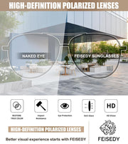 ÉÌƷͼƬ 6 | B0GD5LTX9C | FEISEDY Retro Trendy Rectangle Polarized Sunglasses for Women Men,Classic Narrow Square Sun Glasses B0314