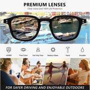 ÉÌƷͼƬ 4 | B0FHKKRN89 | FEISEDY Retro Square Sunglasses Women Men Vintage Trendy Shades UV400 Protection B0306