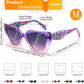 商品图片 5 | B0CNCTSQ2Z | FEISEDY Trendy Polarized Sunglasses, Oversized Irregular TR Frame for Women Men, Retro Shades UV400 B0016