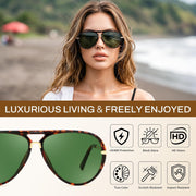 ÉÌƷͼƬ 17 | B0GYVVZBQM | FEISEDY Classic Aviator Sunglasses UV400 Protection for Women Men B0461