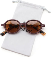 Red Frame + Tea Lens / 2.5 x | B0GYWWQ435 | FEISEDY Reading Glasses for Women Men Retro Oval Reader Sunglasses B1379