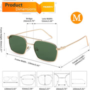 ÉÌƷͼƬ 44 | B09GKB6G1G | FEISEDY Fashion Square Aviator Sunglasses Women Men Trendy Retro Metal Frame Sun Glasses Candy Color Lens B1036