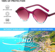 ÉÌƷͼƬ 6 | B0DJ6Y4Z5K | FEISEDY Sunglasses Womens Trendy Rectangle Retro Y2K Classic Sun Glasses Fashion Square UV400 Protection B0235