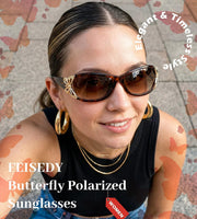 ÉÌƷͼƬ 46 | B0CNRQ7WVZ | FEISEDY Y2K Women Polarized Sunglasses Butterfly Wrap Around UV400 Shades