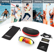 ÉÌƷͼƬ 7 | B0C7189J4Z | FEISEDY Men Sunglasses, Polarized Cycling Sunglasses, UV400 Sports Baseball Running Fishing Hiking Shades B2372