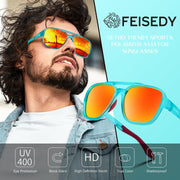 ÉÌƷͼƬ 18 | B0DSVK9L2R | FEISEDY Retro Aviator Polarized Sunglasses Women Men Outdoors B0260