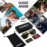 ÉÌƷͼƬ 45 | B0CB543WBD | FEISEDY Vintage Retro 70s Plastic Aviator Sunglasses Women Men Classic Large Squared Frame B2751