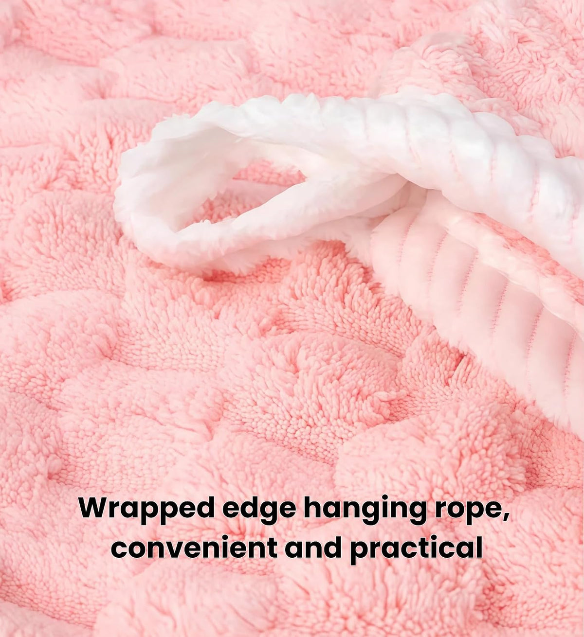 商品图片 4 | B0GDWM1LGX | Soft & Absorbent Bath Towels for Bathroom, Large 55x27.5 Inch Cloud Velvet Border Bath Towel, Ideal for Home Use