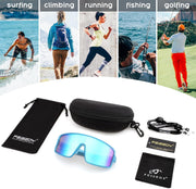 ÉÌƷͼƬ 8 | B0C785JPH3 | FEISEDY Sports Sunglasses, Polarized Oversized Shield for Women Men Youth, Baseball Cycling Running Outdoor Visor B2988