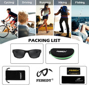 ÉÌƷͼƬ 34 | B0CTXW1SQG | FEISEDY Sports Polarized Sunglasses For Men Women Cycling Driving Fishing Running UV400 Protection B0125