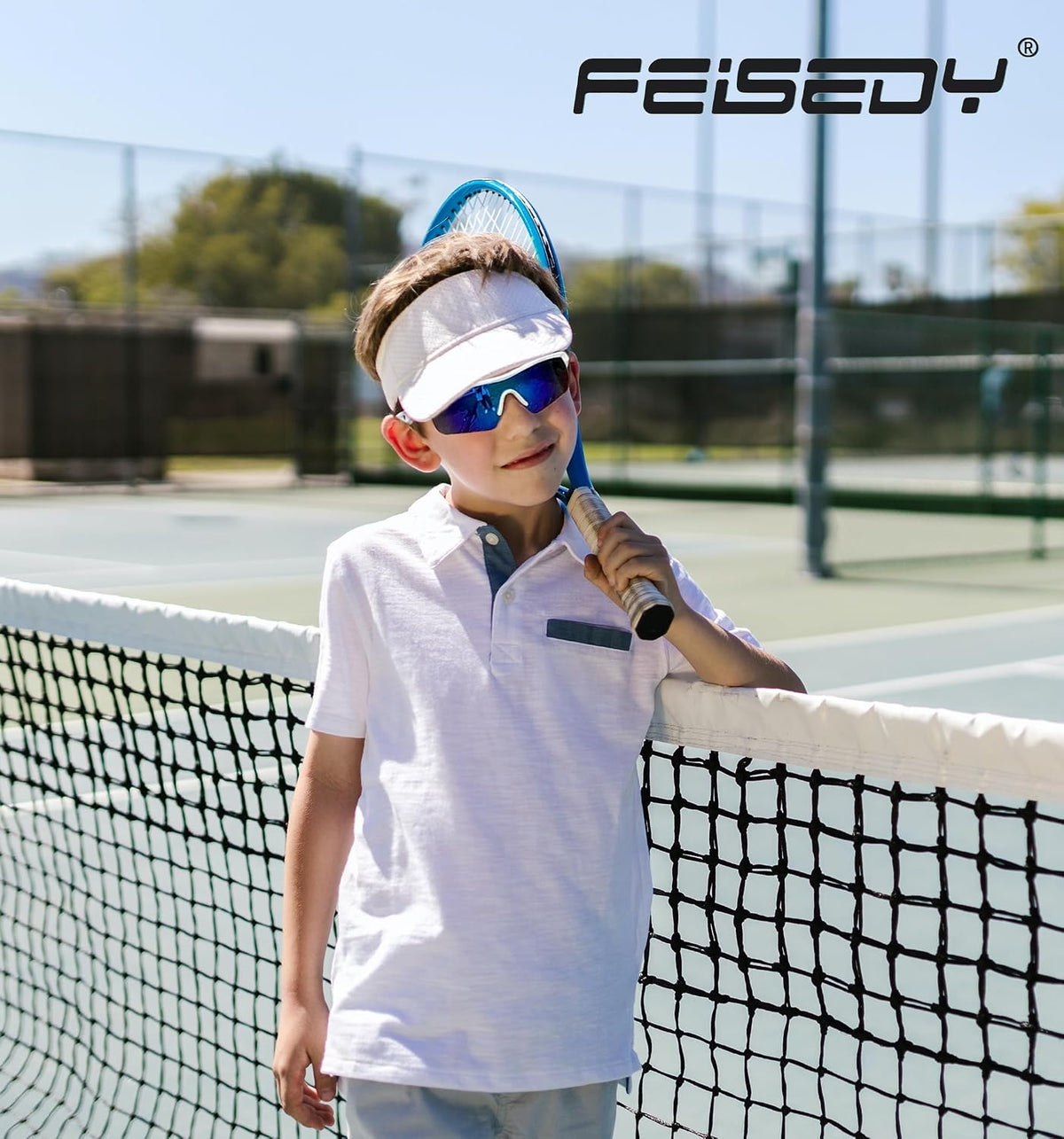 ÉÌƷͼƬ 29 | B07JZ18KMZ | FEISEDY Kids Polarized Sports Sunglasses, TR90 UV400 Baseball Cycling