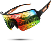 Black-red / 76 Millimeters | B0C6M2MWXC | FEISEDY Sports Sunglasses Cycling Glasses Baseball Glasses for Youth Teens UV400 Protection B2974