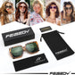 商品图片 113 | B08HVPGJW5 | FEISEDY Sunglasses Womens Trendy, Oversized Square Shades, Pearl Inlay Cat Eye Frame UV400 Protection B2625