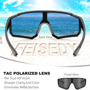 ÉÌƷͼƬ 32 | B0D95W5582 | FEISEDY Kids Sunglasses Youth Baseball Polarized Sunglasses Sports Lightweight TR90 Frame Boys Girls Cycling B0213