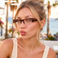 商品图片 10 | B0GY48FJF1 | FEISEDY Chic Semi Rimless Blue Light Glasses for Women B0431
