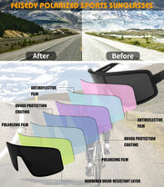 ÉÌƷͼƬ 14 | B0C785JPH3 | FEISEDY Sports Sunglasses, Polarized Oversized Shield for Women Men Youth, Baseball Cycling Running Outdoor Visor B2988