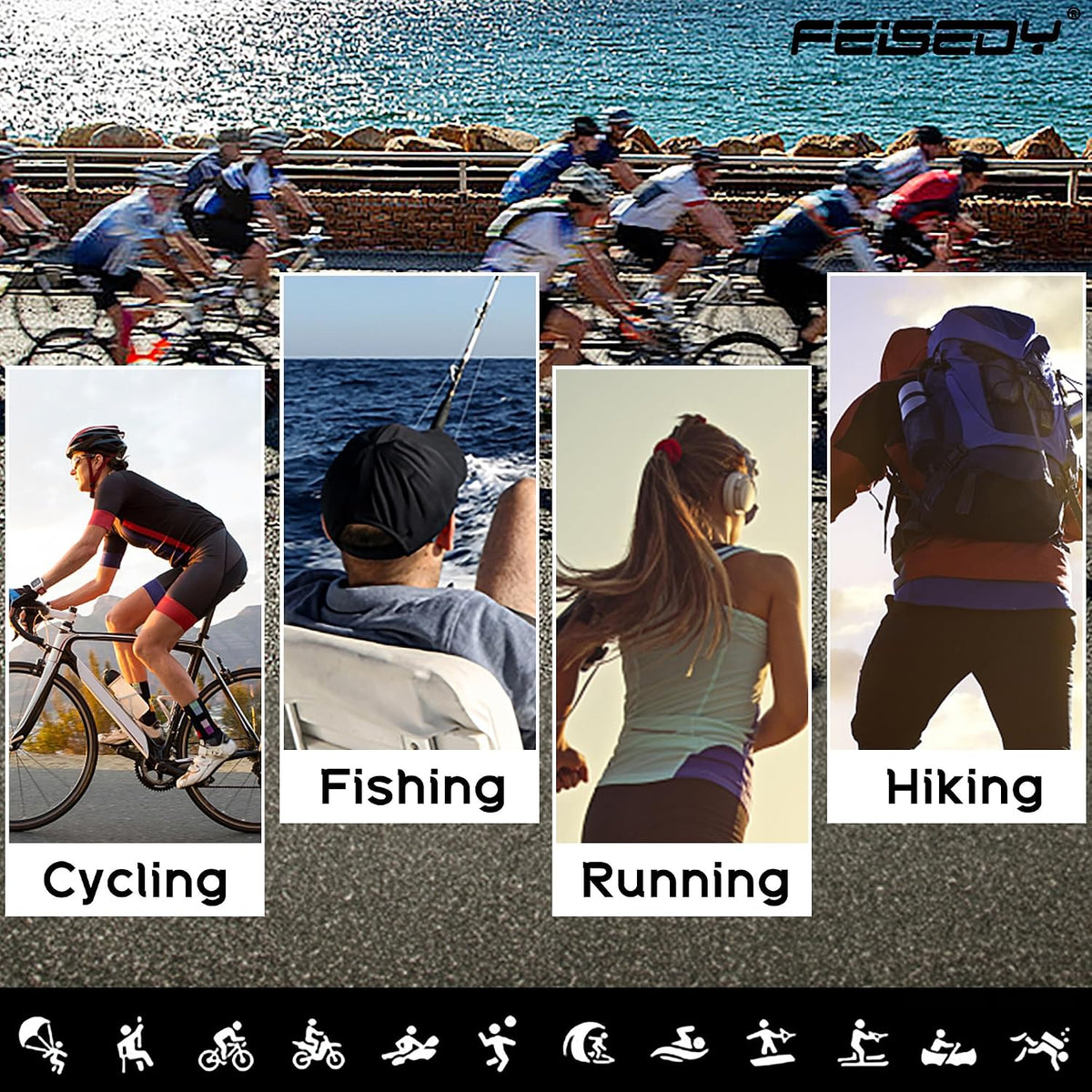 ÉÌƷͼƬ 8 | B0CVWYCSZS | FEISEDY Sports Sunglasses for Men Women Baseball Cycling Running Driving Glasses UV400 B0088