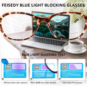 ÉÌƷͼƬ 5 | B0DXK32V6F | FEISEDY Fashion Rectangular Blue Light Glasses for Women Retro Small Frames Vintage Trendy 90s Square Eyeglasses B0255