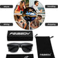 商品图片 24 | B0D8JDCTKS | FEISEDY Square Sunglasses for Women Men Unisex Curved Style Shades Designer Sun Glasses B0214