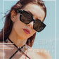 商品图片 34 | B0CNCTSQ2Z | FEISEDY Trendy Polarized Sunglasses, Oversized Irregular TR Frame for Women Men, Retro Shades UV400 B0016