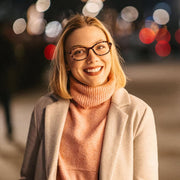 ÉÌƷͼƬ 2 | B0DXK32V6F | FEISEDY Fashion Rectangular Blue Light Glasses for Women Retro Small Frames Vintage Trendy 90s Square Eyeglasses B0255