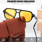 商品图片 38 | B0DSH2BVX5 | FEISEDY Polarized Aviator Sunglasses Men Women, Retro 70s Style Design - UV400 Protection, Driving & Daily Wear B0203