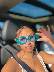 ÉÌƷͼƬ 21 | B0B12FXZW5 | FEISEDY Rectangle Sunglasses for Women Men Retro Y2k 90s Thick Frame Chunky Square Sunglasses UV400 Protection B2307