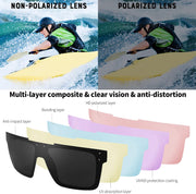 ÉÌƷͼƬ 16 | B0BZ4J86KV | FEISEDY Polarized Sunglasses for Men, Z87 Oversized Square Flat Top B2990