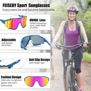 ÉÌƷͼƬ 21 | B0CTQ1VCY3 | FEISEDY Polarized Sports Sunglasses for Men Women, Baseball Cycling Fishing Sunglasses UV400 Protection B0134