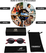 ÉÌƷͼƬ 14 | B0DTHVTKB5 | FEISEDY Retro Oval Sunglasses for Women 90s Narrow Round Lightweight Shades Y2k Trendy Sunnies B1171