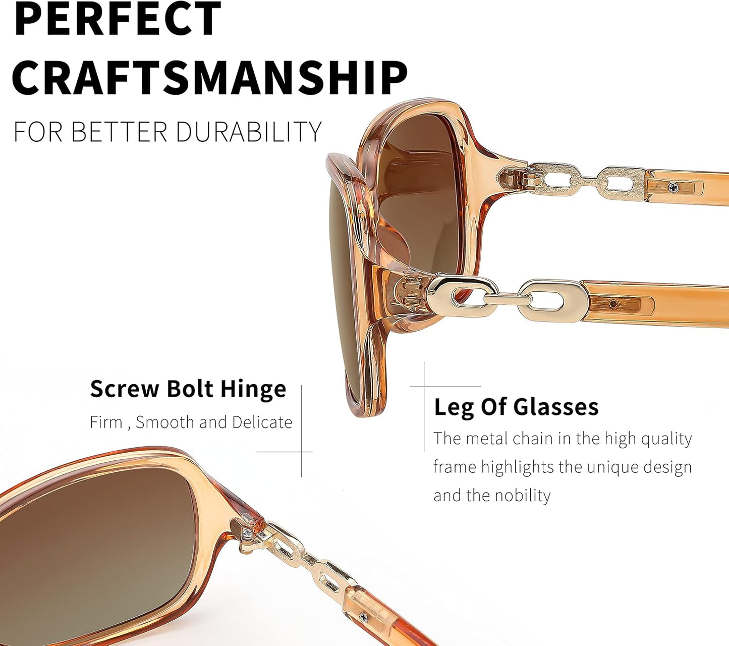 商品图片 44 | B08LPZDDKZ | FEISEDY Womens Polarized Sunglasses Square Wraparound Shades UV400 Mirrored Trendy Sun Glasses for Women B2526