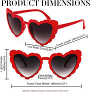ÉÌƷͼƬ 34 | B0B8R3G4T8 | FEISEDY Love Heart Shaped Sunglasses for Women Trendy Retro Cat Eye Mod Style Stylish Glasses B2336