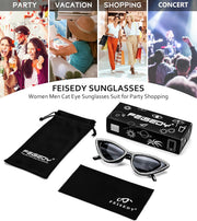 ÉÌƷͼƬ 49 | B0BZ7YMM4F | FEISEDY Oversized Women Cat Eye Rhinestone Sunglasses Costume Party B2360