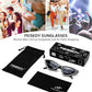 商品图片 49 | B0BZ7YMM4F | FEISEDY Oversized Women Cat Eye Rhinestone Sunglasses Costume Party B2360