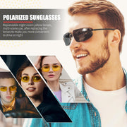 ÉÌƷͼƬ 22 | B0D22TVRVN | FEISEDY Vintage Sunglasses Men Polarized, Aviator Metal Frame Lightweight, Driving Fishing Running B0057