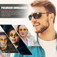 商品图片 22 | B0D22TVRVN | FEISEDY Vintage Sunglasses Men Polarized, Aviator Metal Frame Lightweight, Driving Fishing Running B0057