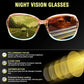 商品图片 57 | B081YY5RM3 | FEISEDY Classic Womens Night Glasses Driving Anti Glare Wrap Around Yellow Sunglasses B2548