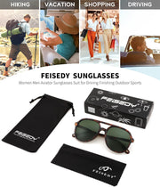 ÉÌƷͼƬ 32 | B0C27PGFFJ | FEISEDY Retro Aviator Sunglasses Women Men Classic Square Shades Trendy Sun Glasses UV400 Protection B2394