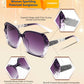 商品图片 28 | B079GT4RXH | FEISEDY Polarized Women Square Sunglasses Sparkling Composite Shiny Frame B2289