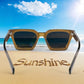 商品图片 11 | B0C9J9VMJL | FEISEDY Sunglasses Men Women Polarized, Chunky Square Thick Frame, Rectangle UV400 Shade Sun Glasses B2396