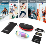 ÉÌƷͼƬ 38 | B0C7189J4Z | FEISEDY Men Sunglasses, Polarized Cycling Sunglasses, UV400 Sports Baseball Running Fishing Hiking Shades B2372